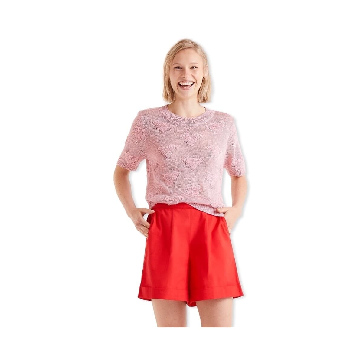 Πουλόβερ Compania Fantastica COMPÃNIA FANTÁSTICA Knit 10310 - Pink