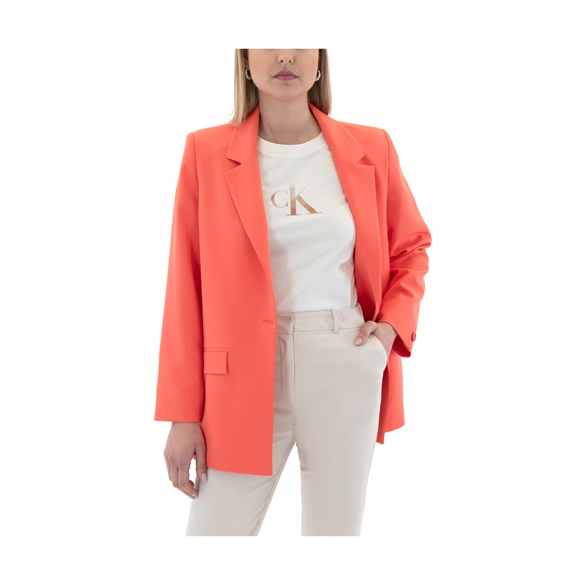Σακάκια My T Wearables SINGLE BREASTED OVERSIZE FIT BLAZER WOMEN