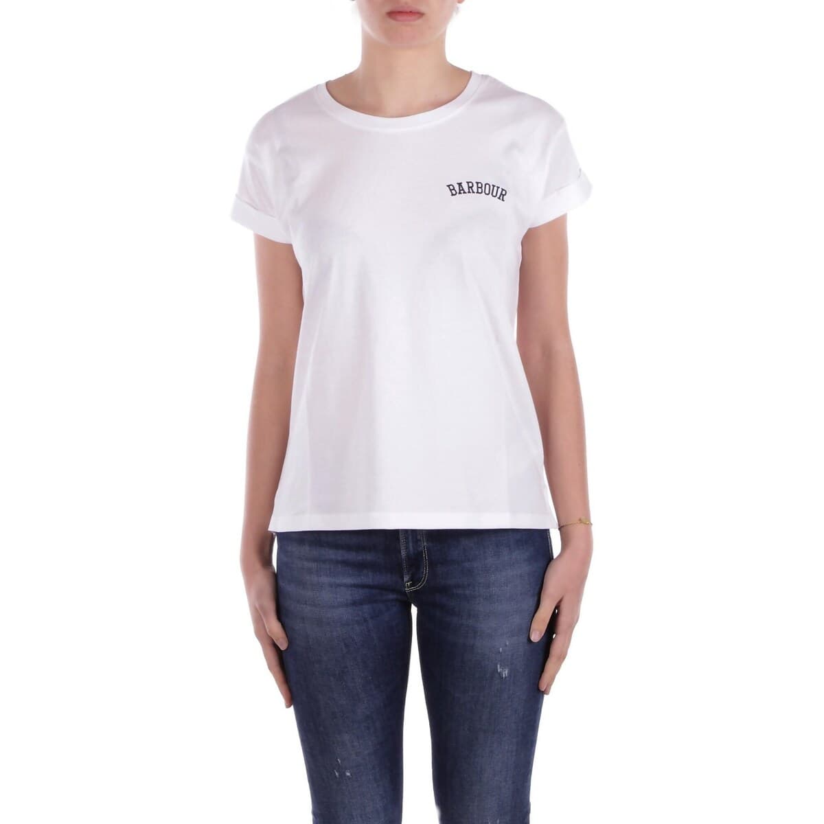 T-shirt με κοντά μανίκια Barbour LTS0671