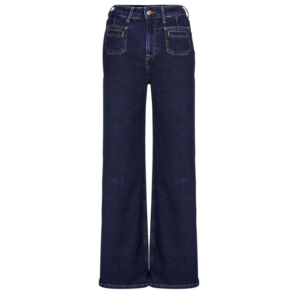 φαρδιά / καμπάνα Pepe jeans STRAIGHT UHW LEXA RINSE