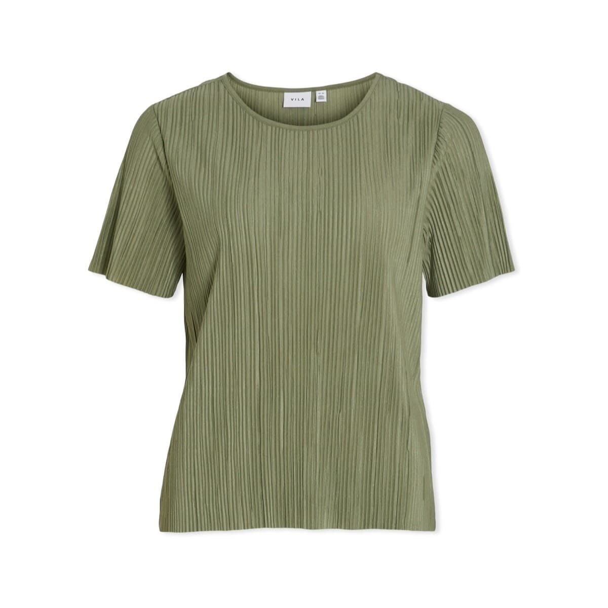 Μπλούζα Vila Noos Top Plisa - Oil Green