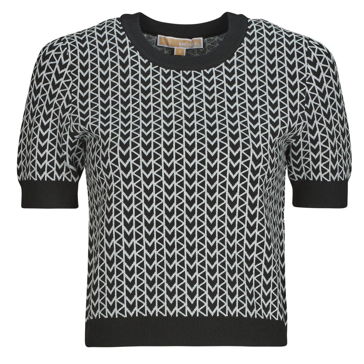 Μπλούζα MICHAEL Michael Kors MK JACQUARD SS CREW