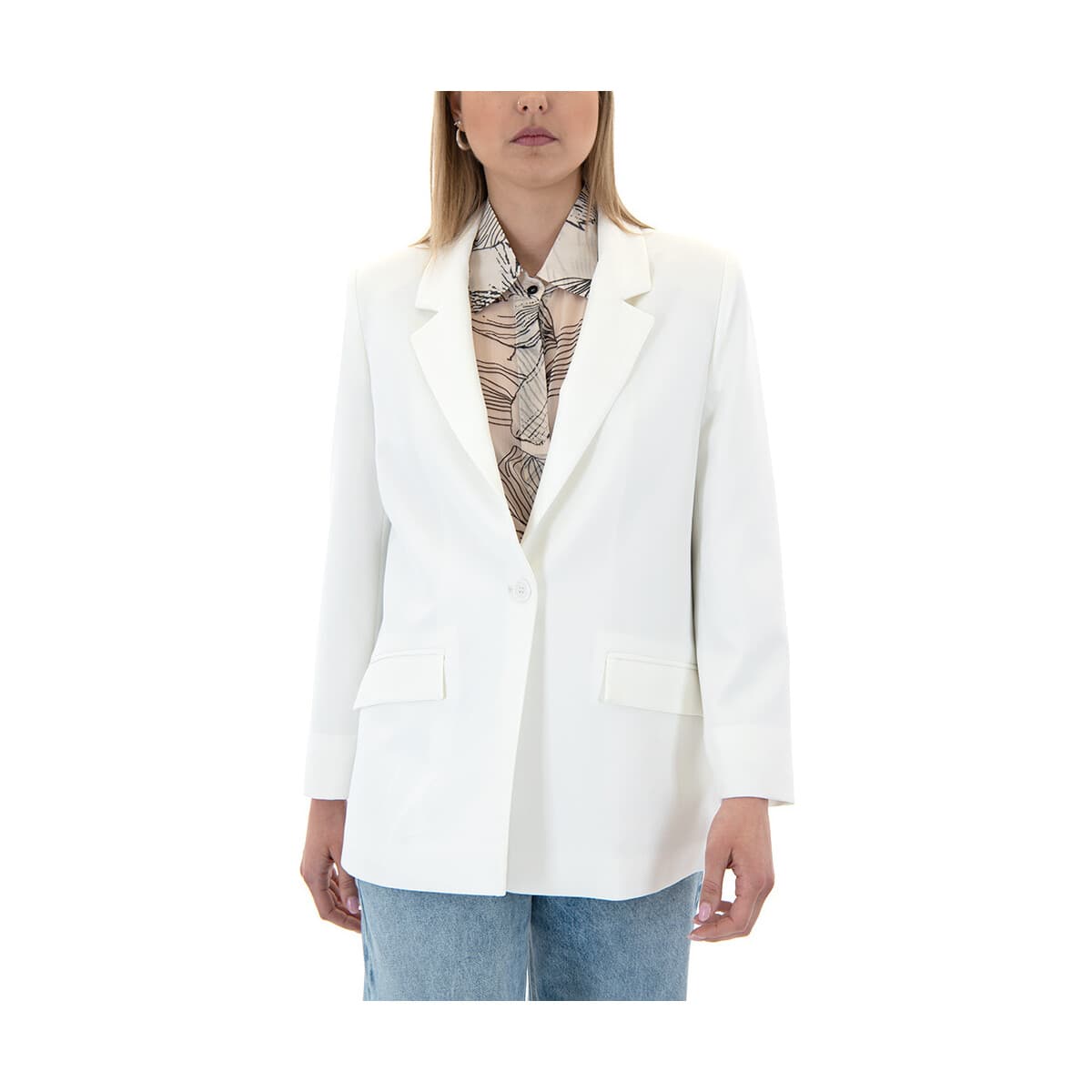 Σακάκια My T Wearables SINGLE BREASTED OVERSIZE FIT BLAZER WOMEN