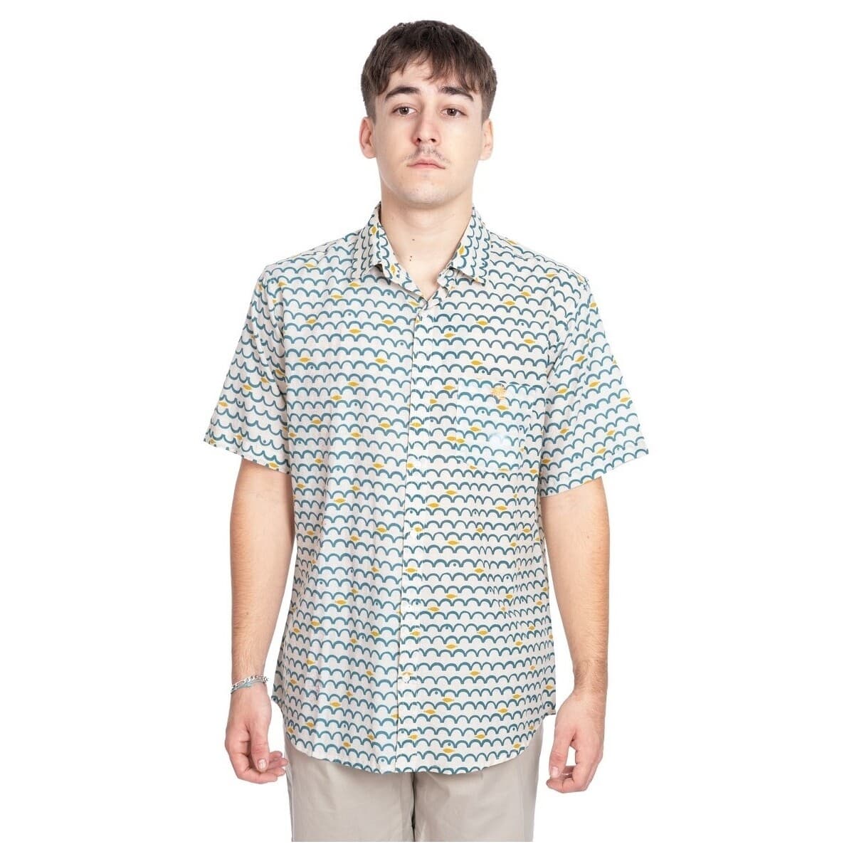 Πουκάμισο με κοντά μανίκια Isla Bonita By Sigris Ανδρικό Πουκάμισο