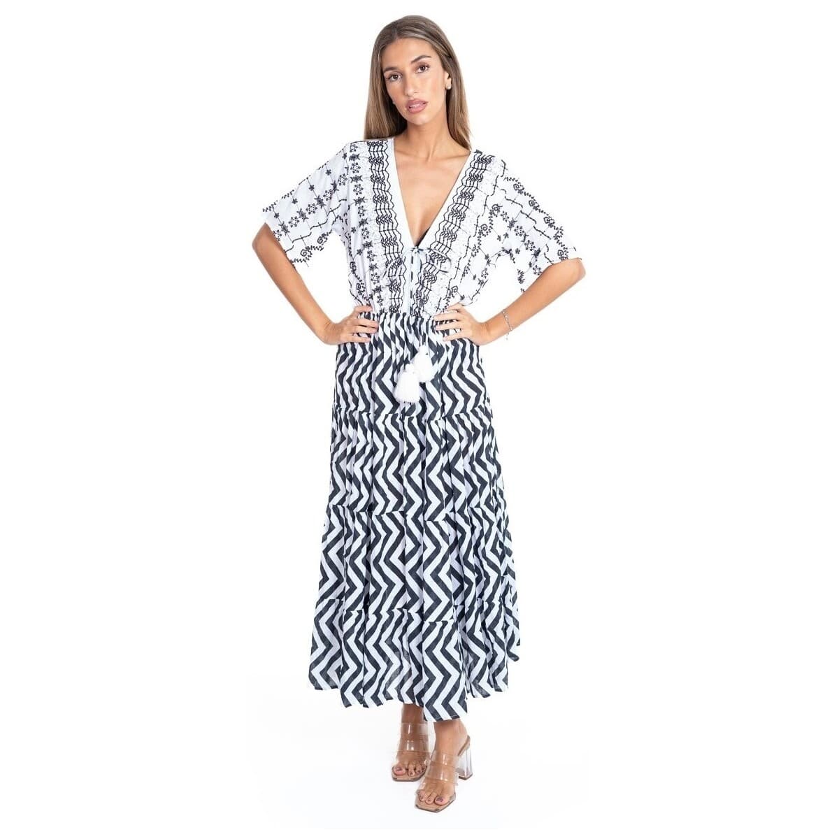 Μακριά Φορέματα Isla Bonita By Sigris Μακρύ Μίντι Φόρεμα