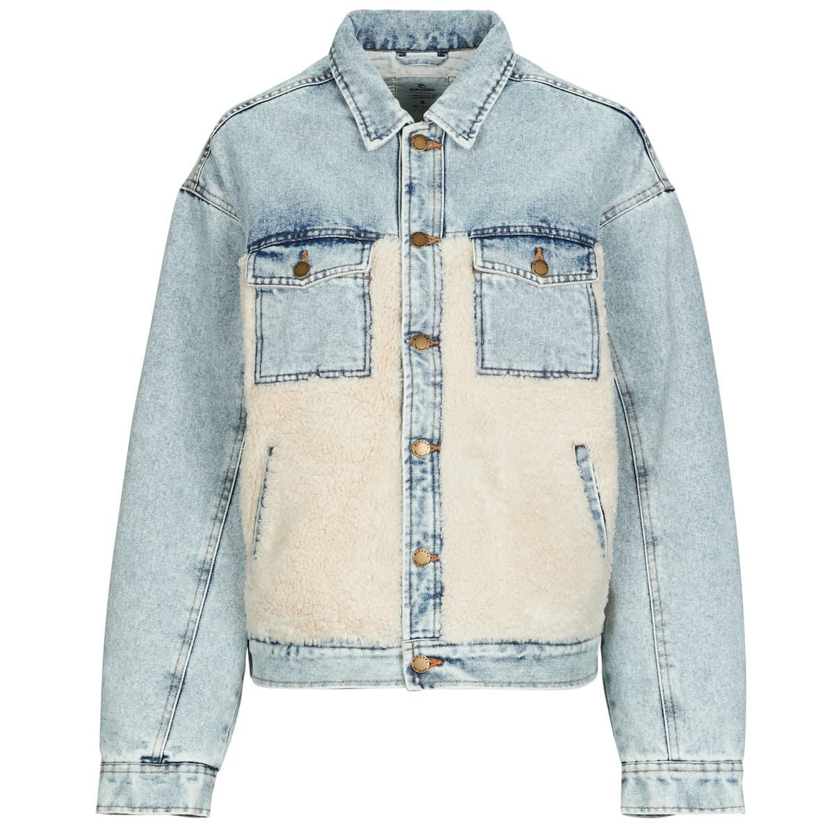 Fleece Rip Curl CRUISIN SHERPA DENIM JACKET