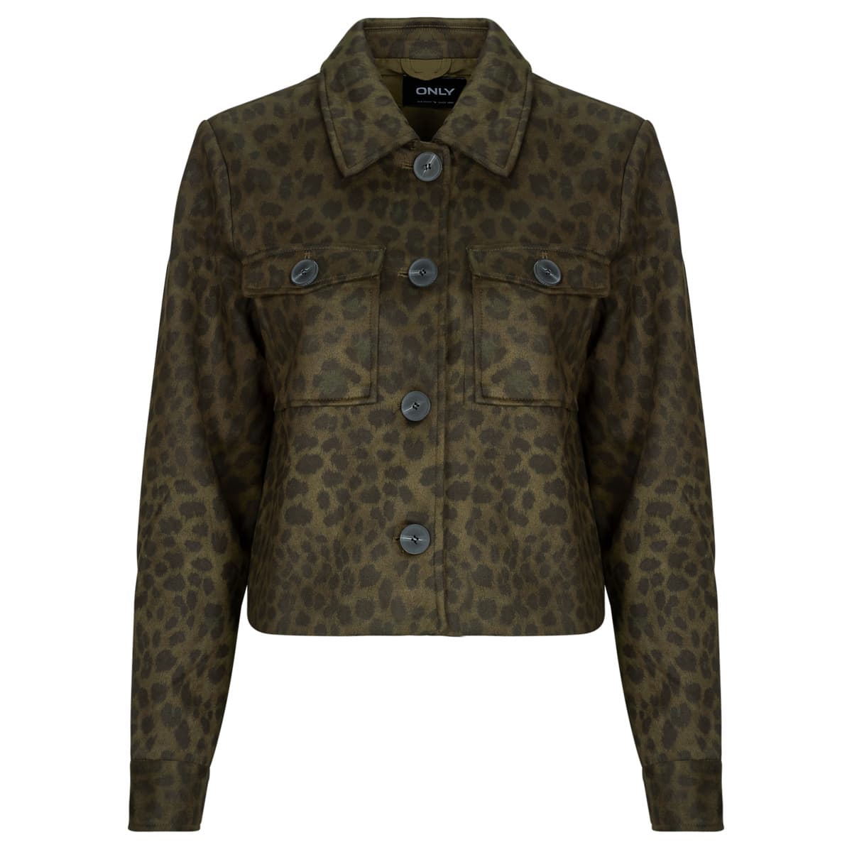 Μπουφάν Only ONLMOON AOP FAUXSUEDE