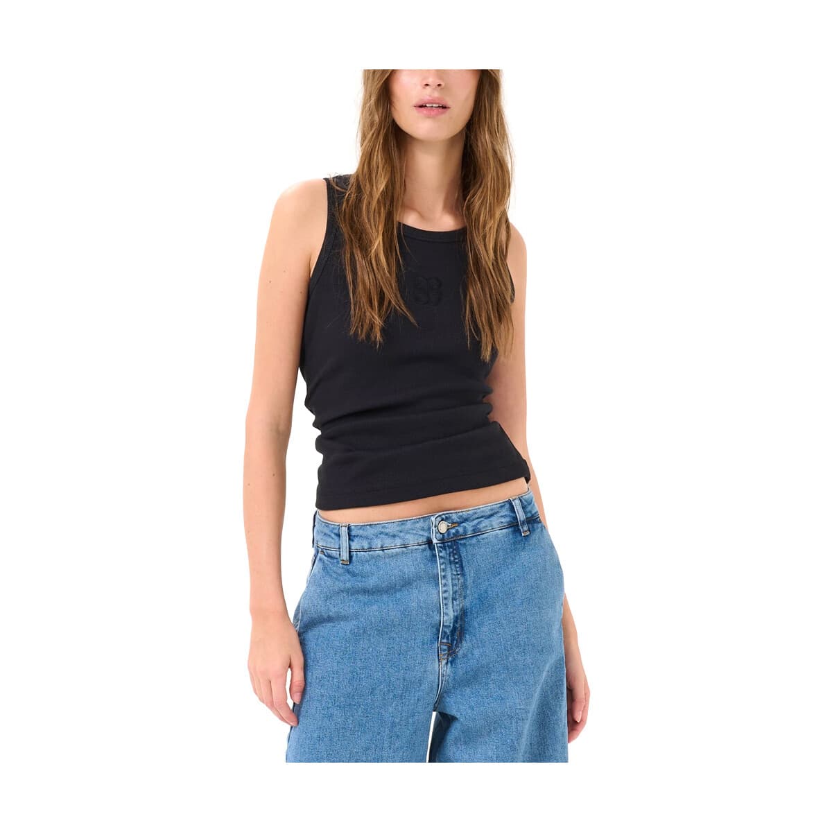 Μπλουζάκια με μακριά μανίκια My Essential Wardrobe MANDY RIB TANK TOP WOMEN