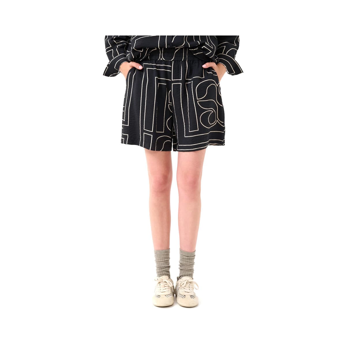 Shorts & Βερμούδες My Essential Wardrobe KELLY STRIPED SHORTS WOMEN
