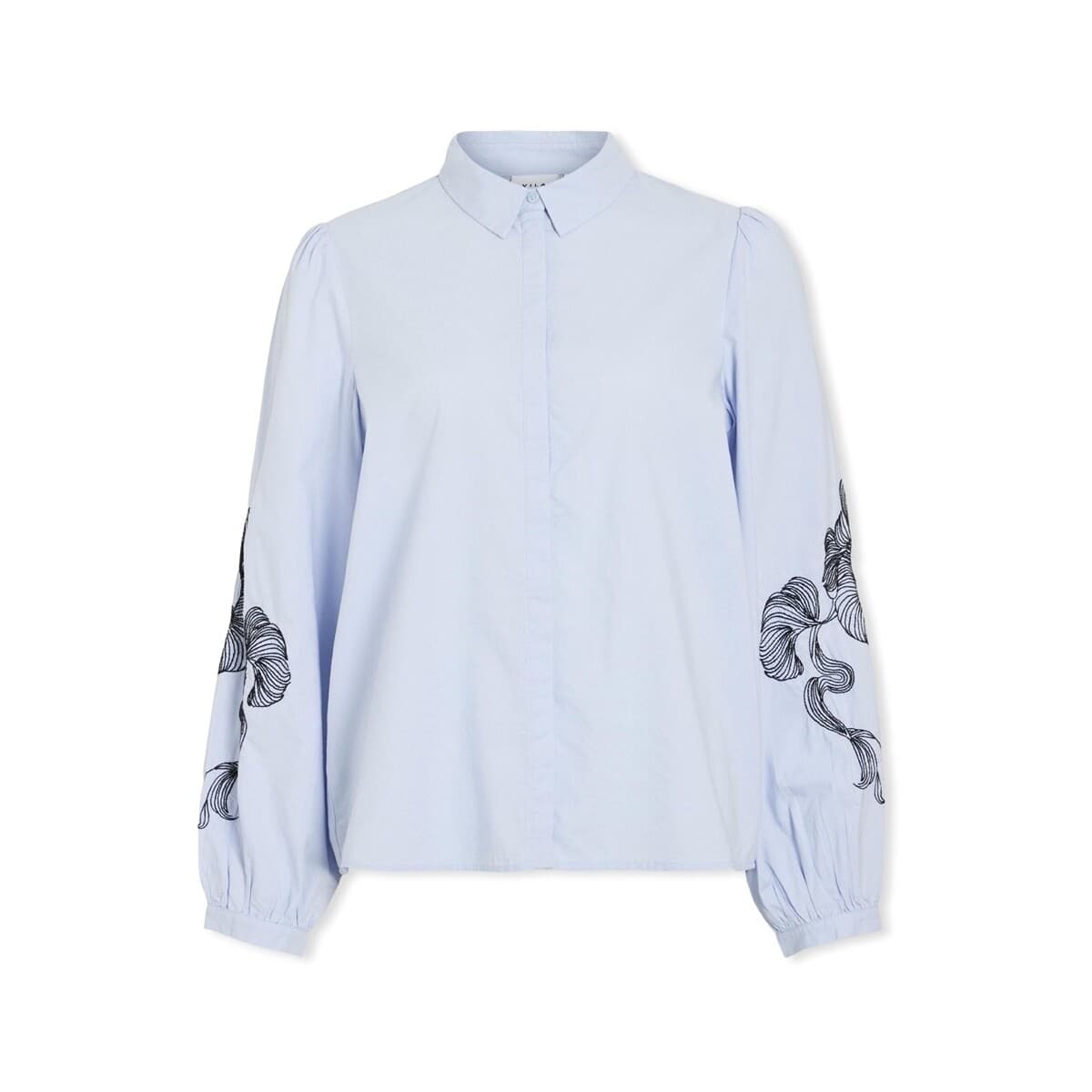 Μπλούζα Vila Vesta Shirt - Kentucky Blue/Black Beu