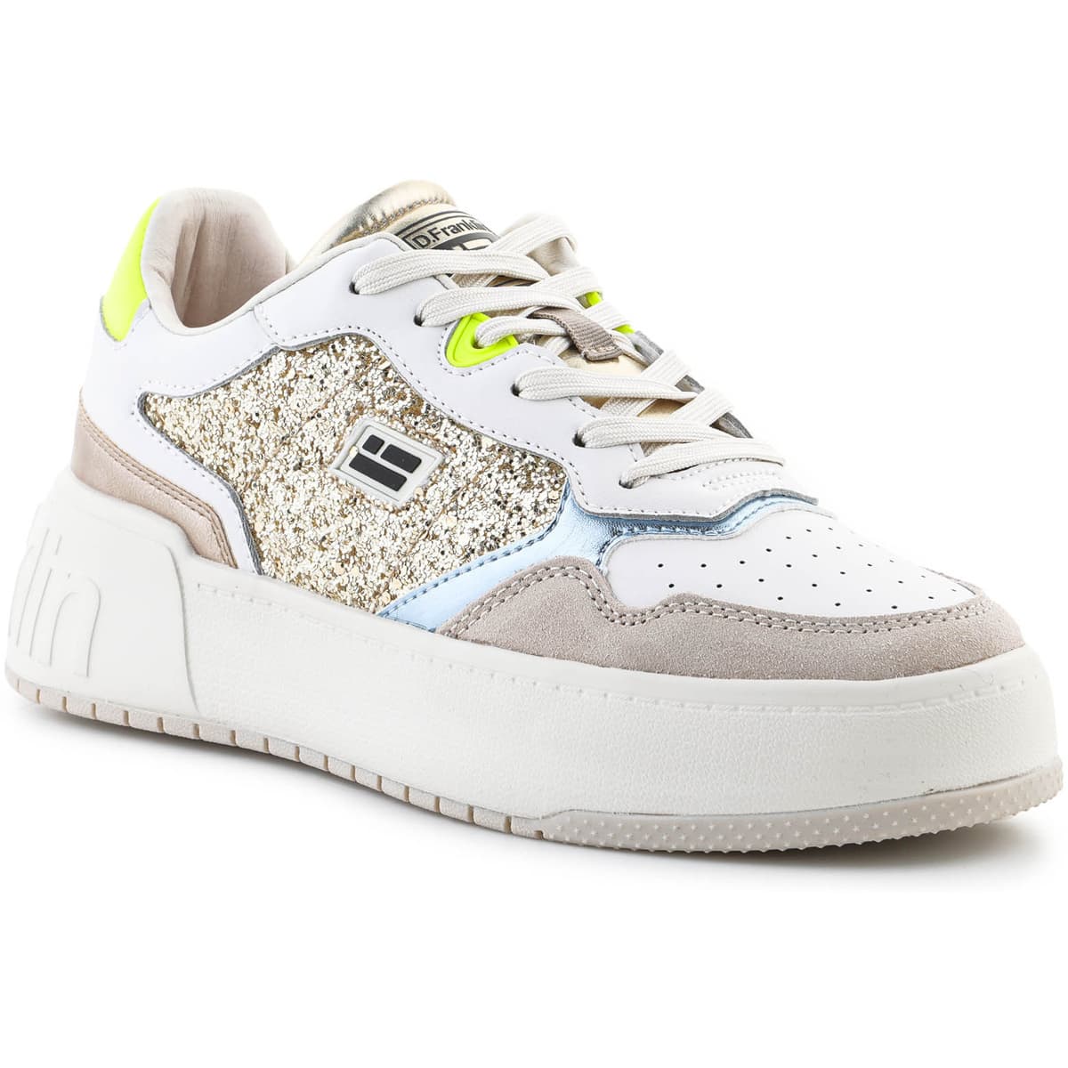 Xαμηλά Sneakers D.Franklin Court Basic Glitter DFSH321096-GOLD
