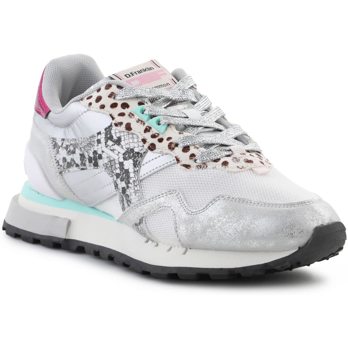 Xαμηλά Sneakers D.Franklin Vibla Zig Patch DFSH378006-SILV Silver