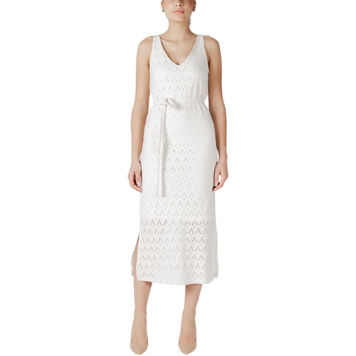 Κοντά Φορέματα Vila Viamalina V-Neck S/L Midi/Pb 14104109