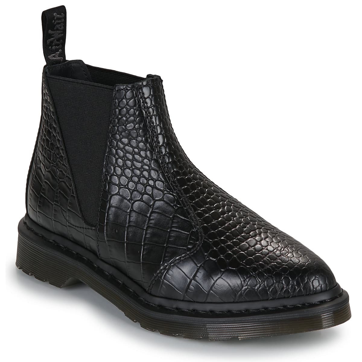 Μπότες Dr. Martens Bianca II Chelsea Boot Black New Vibrance Croco