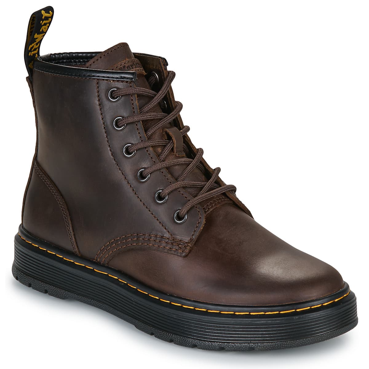 Μπότες Dr. Martens Brookline Chukka 6 Eye Boot Dark Brown Crazy Horse