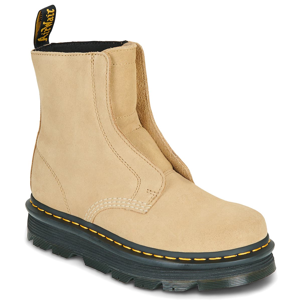 Μπότες Dr. Martens ZebZag Lace Less Laceless Boot Savannah Tan EH Suede