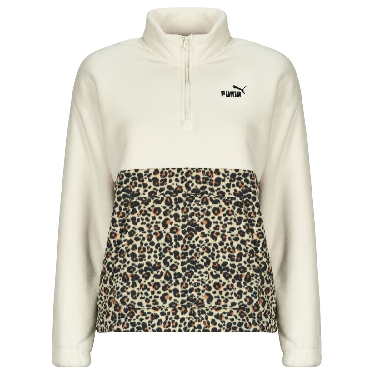 Fleece Puma ESS GRAPHIC Animal Relaxed Half-Zip Crew