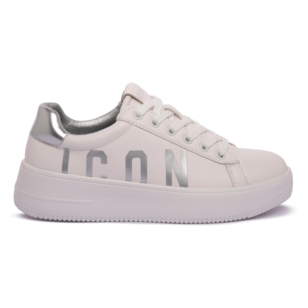 Sneakers Icon WHITE SILVER