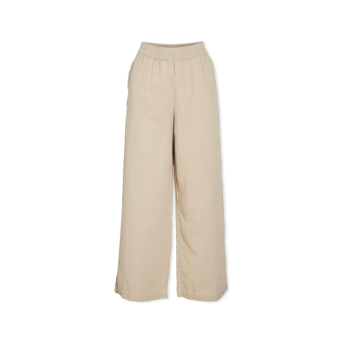 Παντελόνια Vila Lania Wide Trousers - Feather Grey