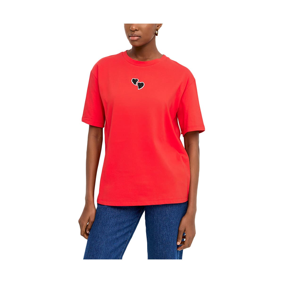 T-shirt με κοντά μανίκια Access Fashion LOGO CREW NECK COMFORT FIT SHIRT WOMEN