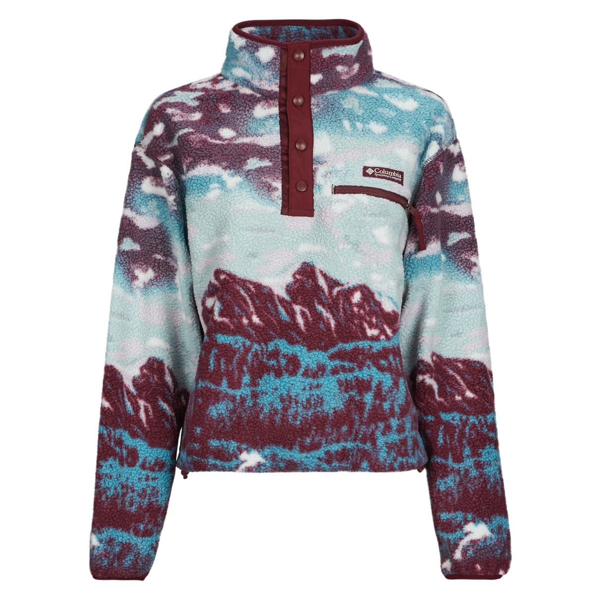 Fleece Columbia HELVETIA II PRINTED HALF SNAP FLEECE