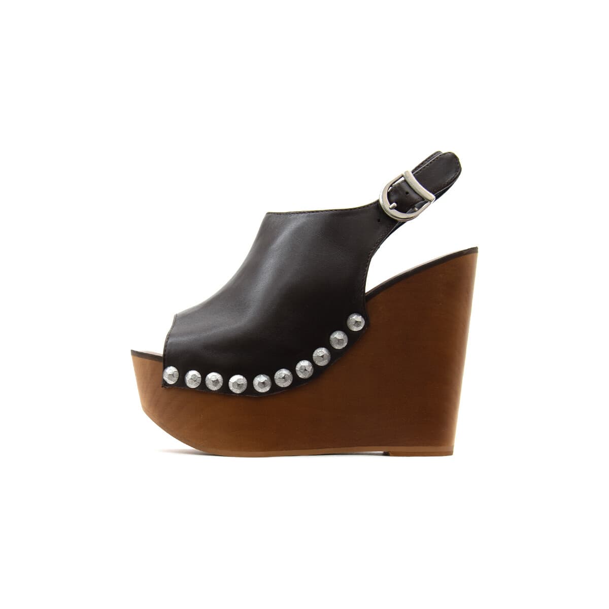 Mules Jeffrey Campbell SNICK STUDDED LEATHER PLATFORM MULES WOMEN
