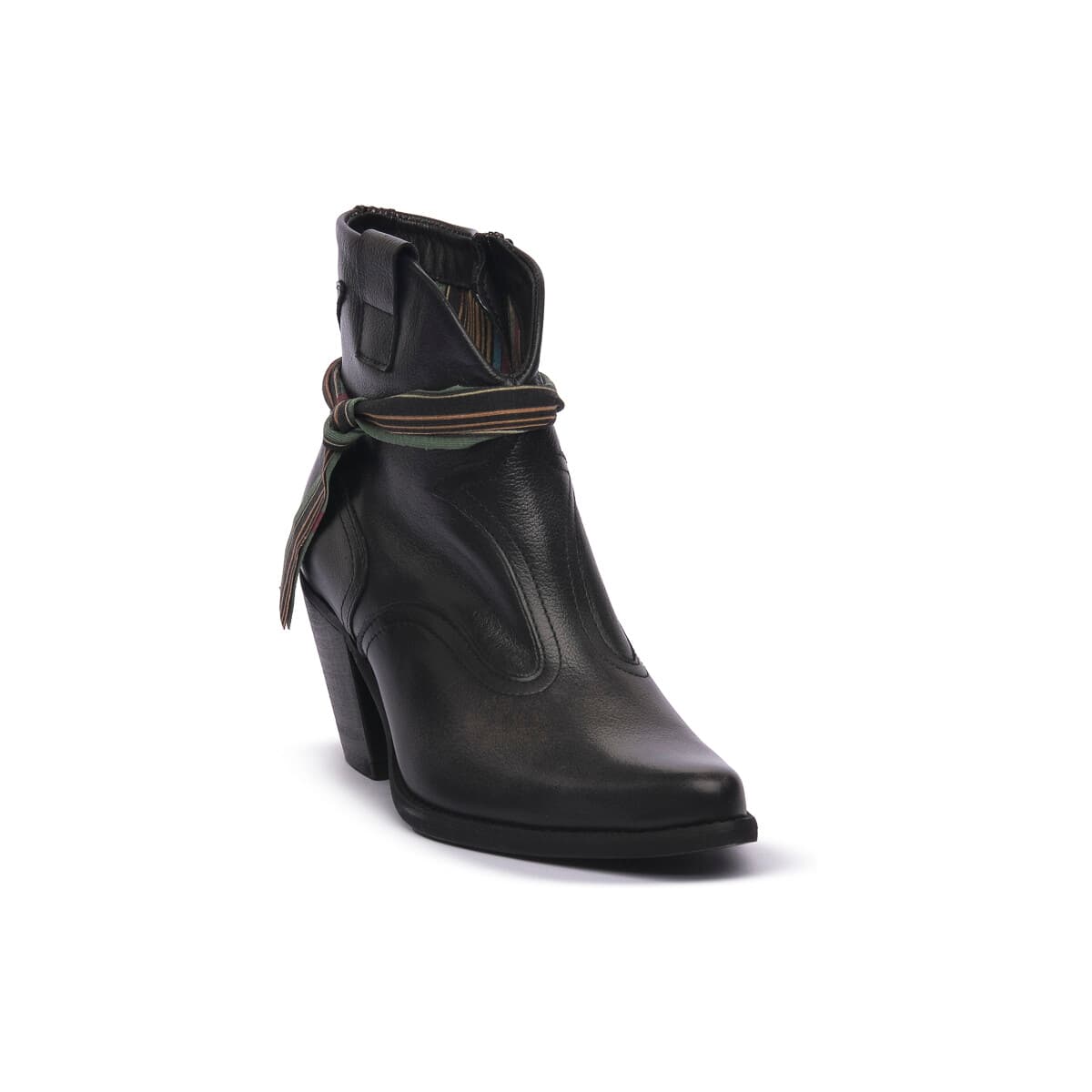 Μποτάκια/Low boots Felmini NERO LAVATO