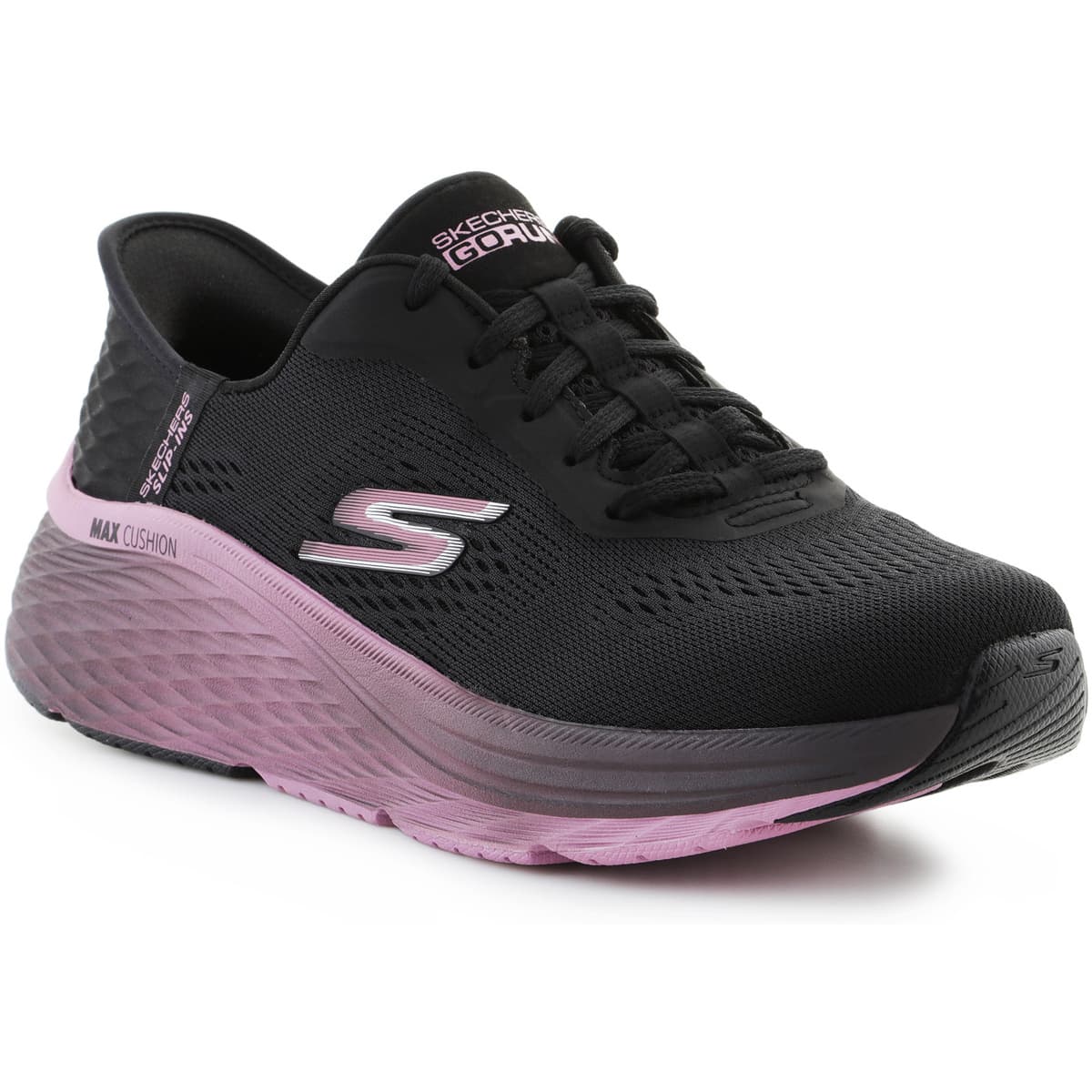 Xαμηλά Sneakers Skechers Slip-Ins Max Cushioning Elite 129626-BKMV Black/Mauve