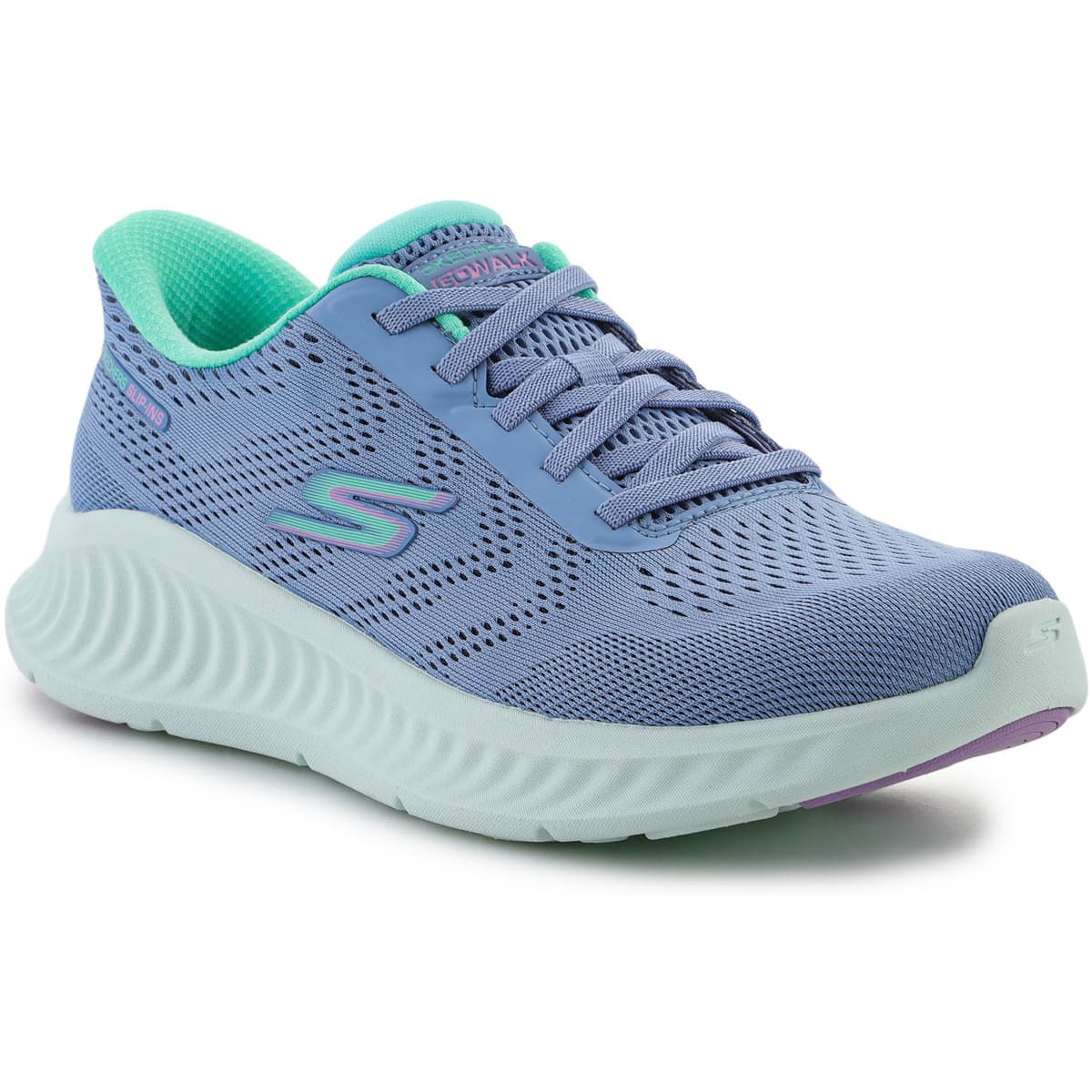 Xαμηλά Sneakers Skechers Slip-ins: GO WALK Now - Khloe 125643-BLGR Blue/Green