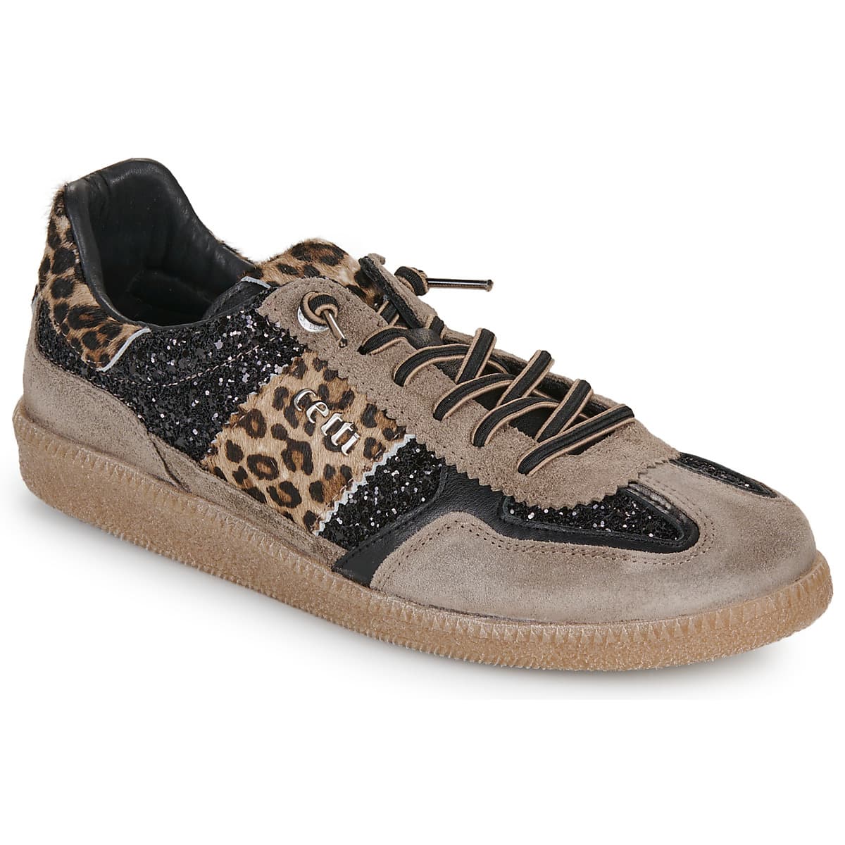 Xαμηλά Sneakers Cetti C-1395-SRA-INV26-ANTE-GLITTER-NEGRO