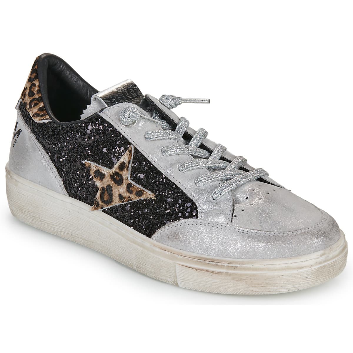 Xαμηλά Sneakers Cetti C-1400-SRA-EXP-INV26-SATURNO-GLITTER-SILVER