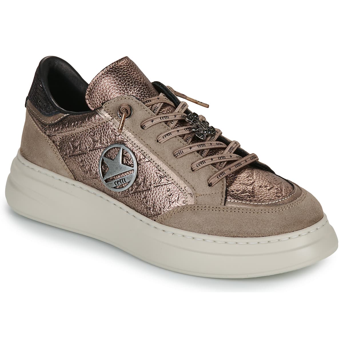 Xαμηλά Sneakers Cetti C-1401-SRA-INV26-ANTE-METAL-ACERO