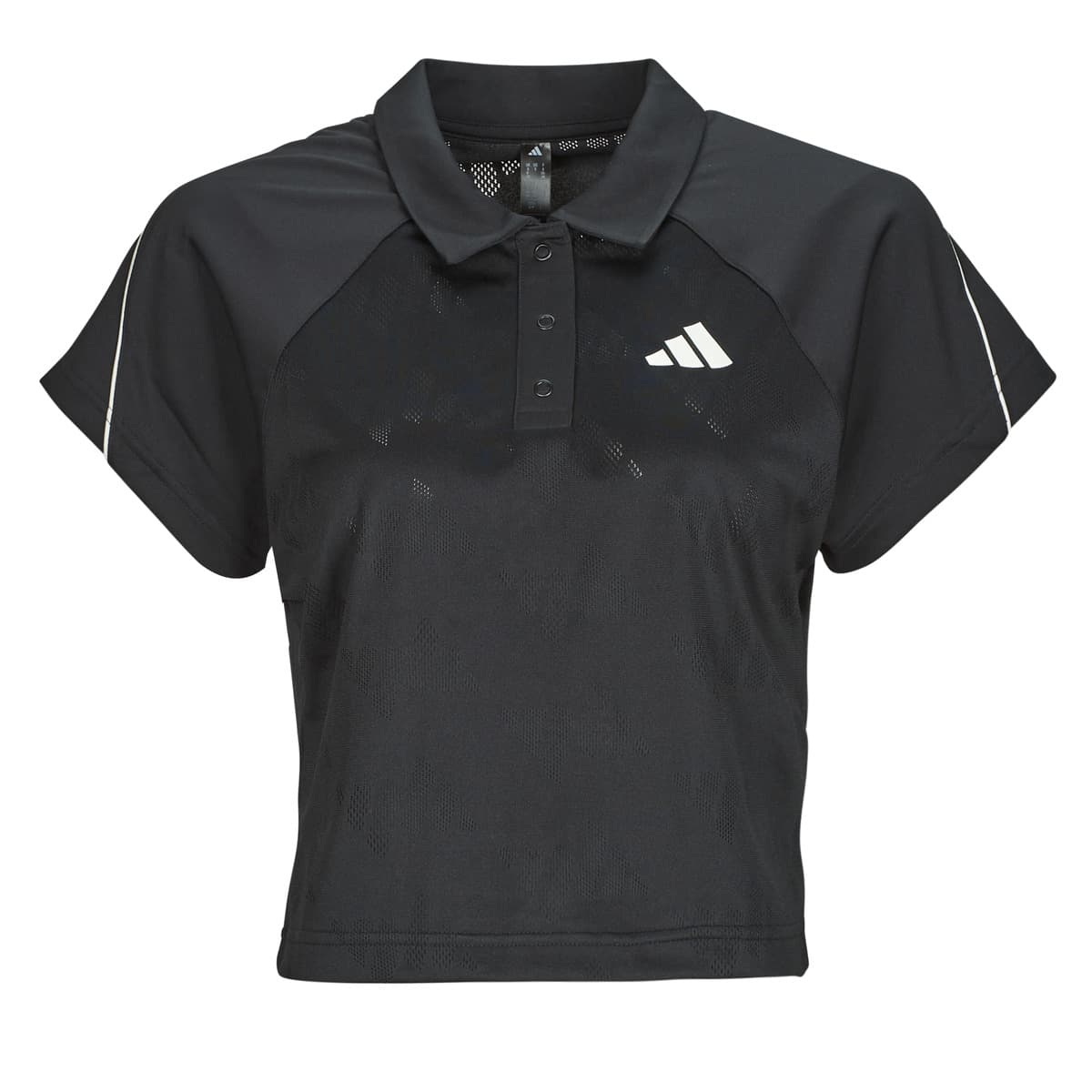 Πόλο με κοντά μανίκια adidas Stadium 3-Stripes Tennis Inspired Jacquard Polo Shirt T-Shirt