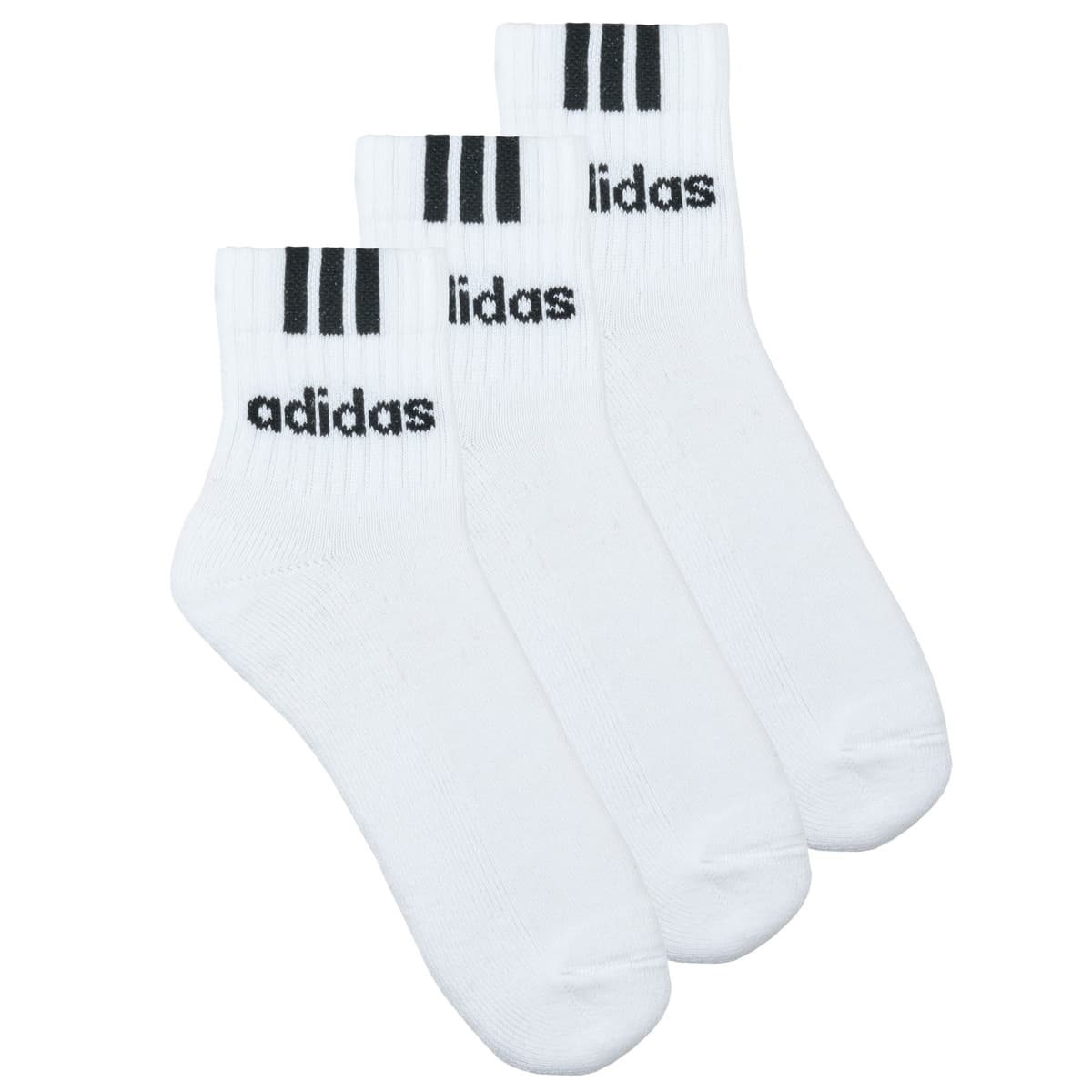 Κάλτσες adidas 3-Stripes Linear Half-Crew Cushioned Socks 3 Pairs