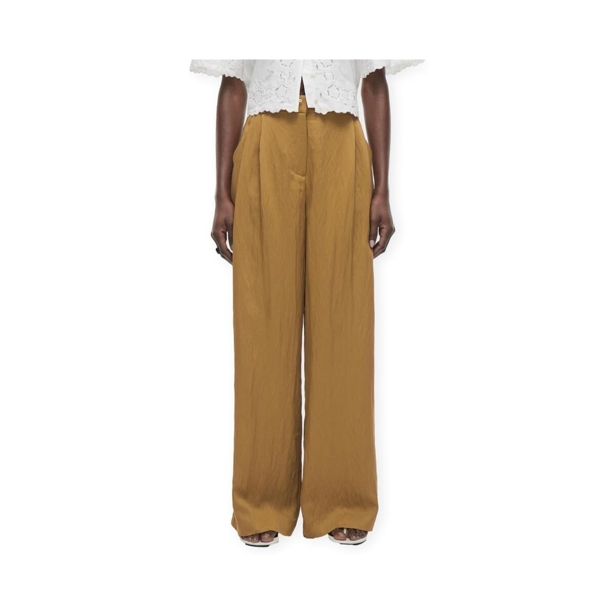 Παντελόνια Rouge Edit Etienne Trousers - Bone Brown