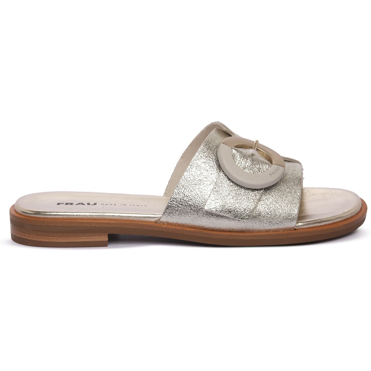 Mules Frau FLORENCE PLATINO