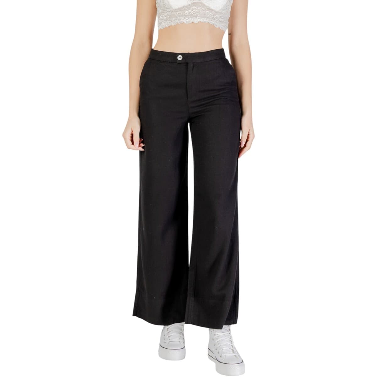 Παντελόνα Only ONLCARO HW LINEN BL WIDE PANT CC PNT 15338716