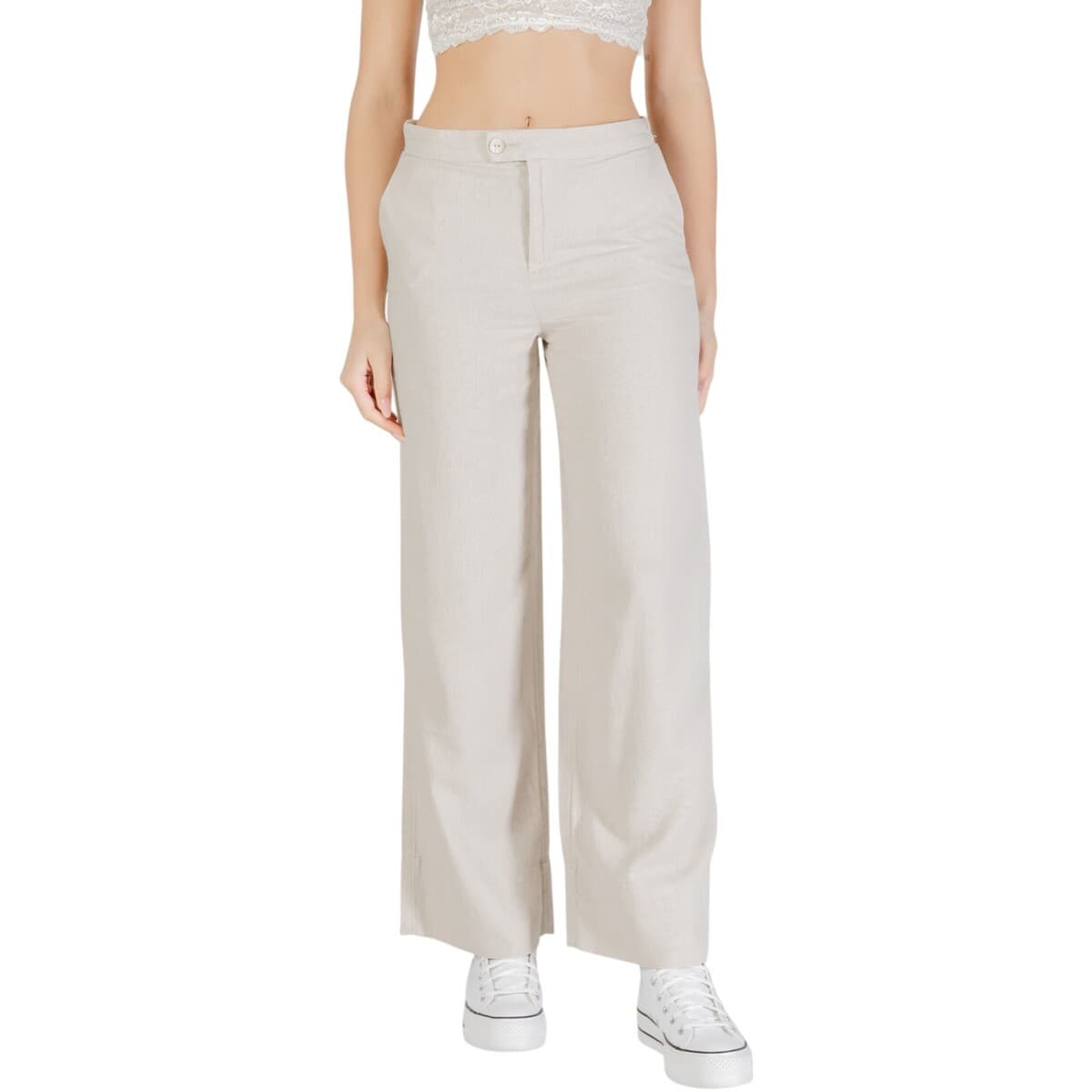 Παντελόνα Only ONLCARO HW LINEN BL WIDE PANT CC PNT 15338716