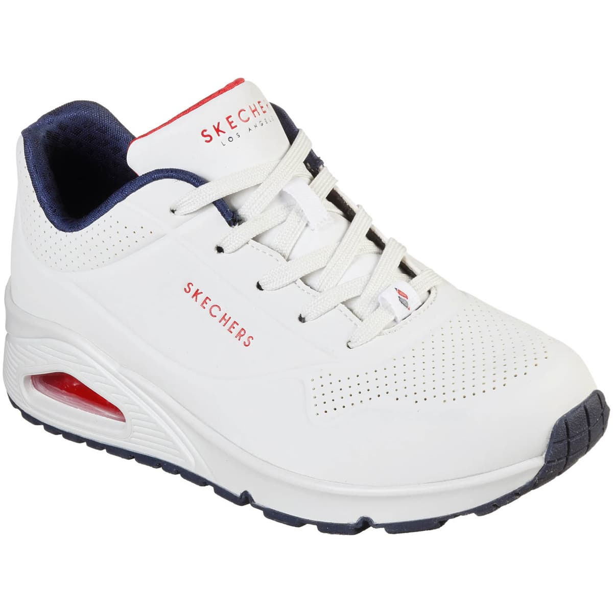 Xαμηλά Sneakers Skechers Uno Stand On Air 73690-WNVR White/Navy/RED