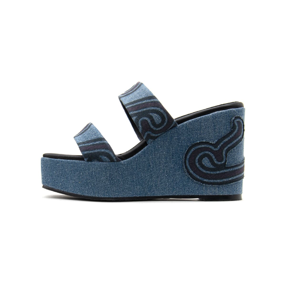 Mules Replay GWP6N.000.C0001T NOELLE DENIM PLATFORM MULES WOMEN