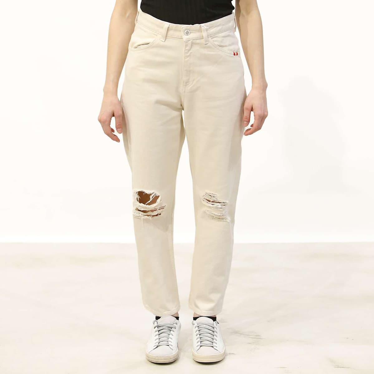 Jeans Amish Rebecca Bull Ecru Destroyed