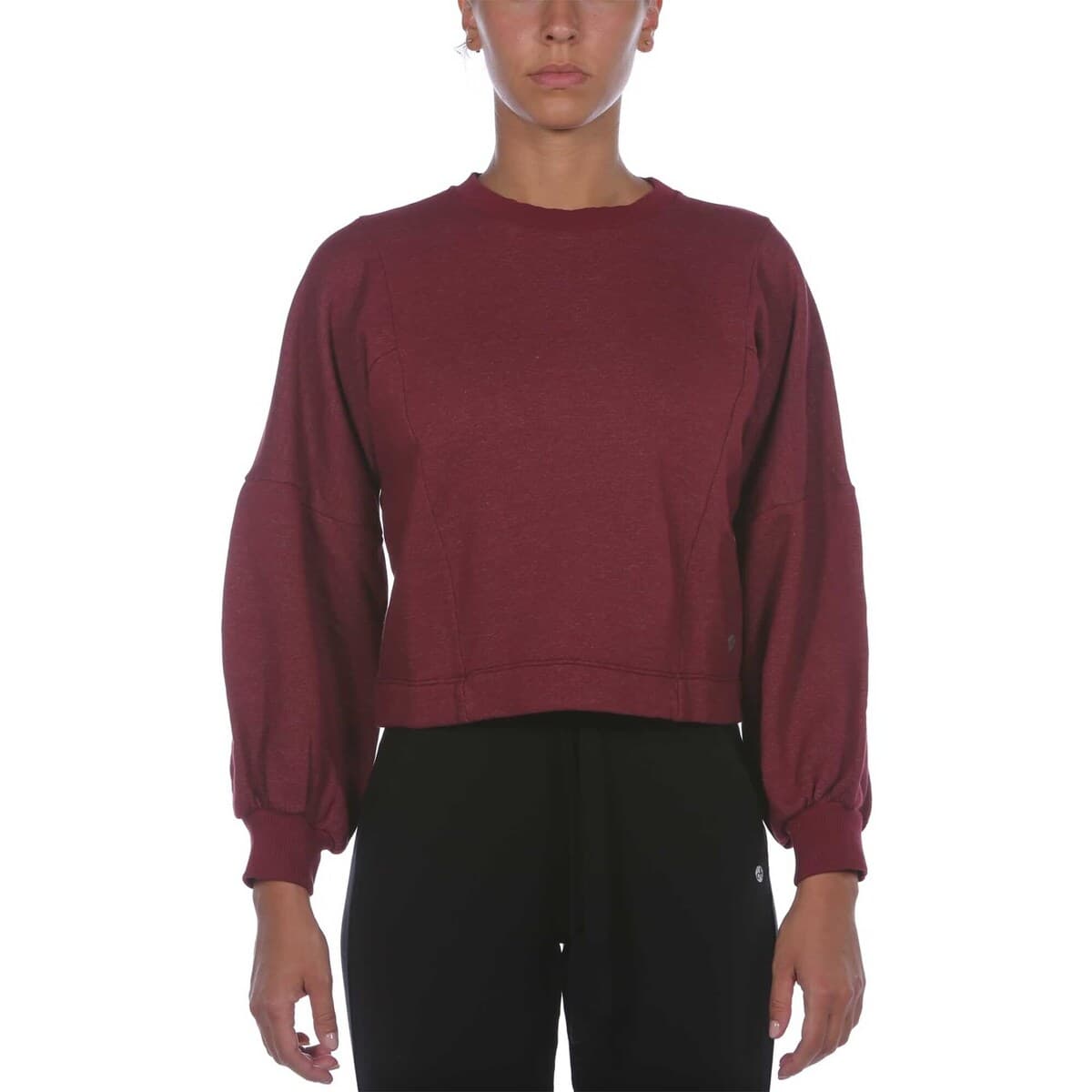 Fleece Deha Balloon Sleeves Sweatshirt