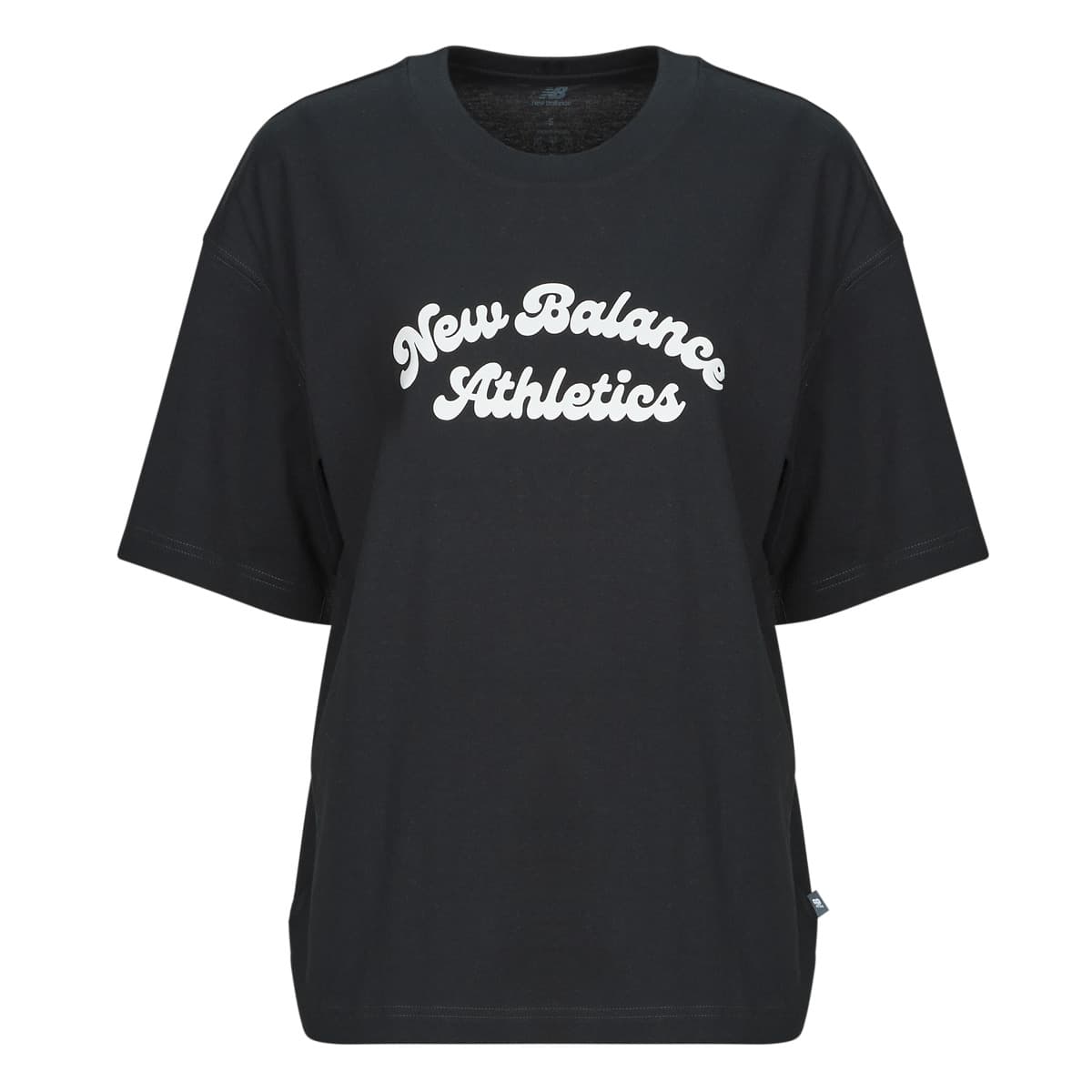 T-shirt με κοντά μανίκια New Balance LINEAR HERITAGE OVERSIZED T-SHIRT