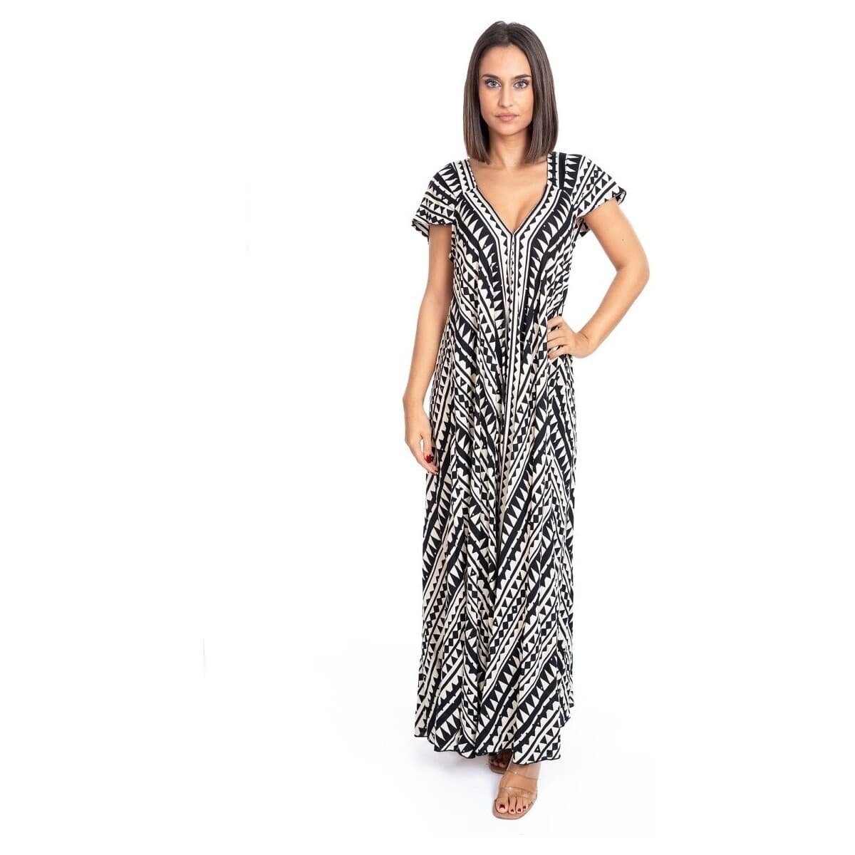 Μακριά Φορέματα Isla Bonita By Sigris Μακρύ Μίντι Φόρεμα