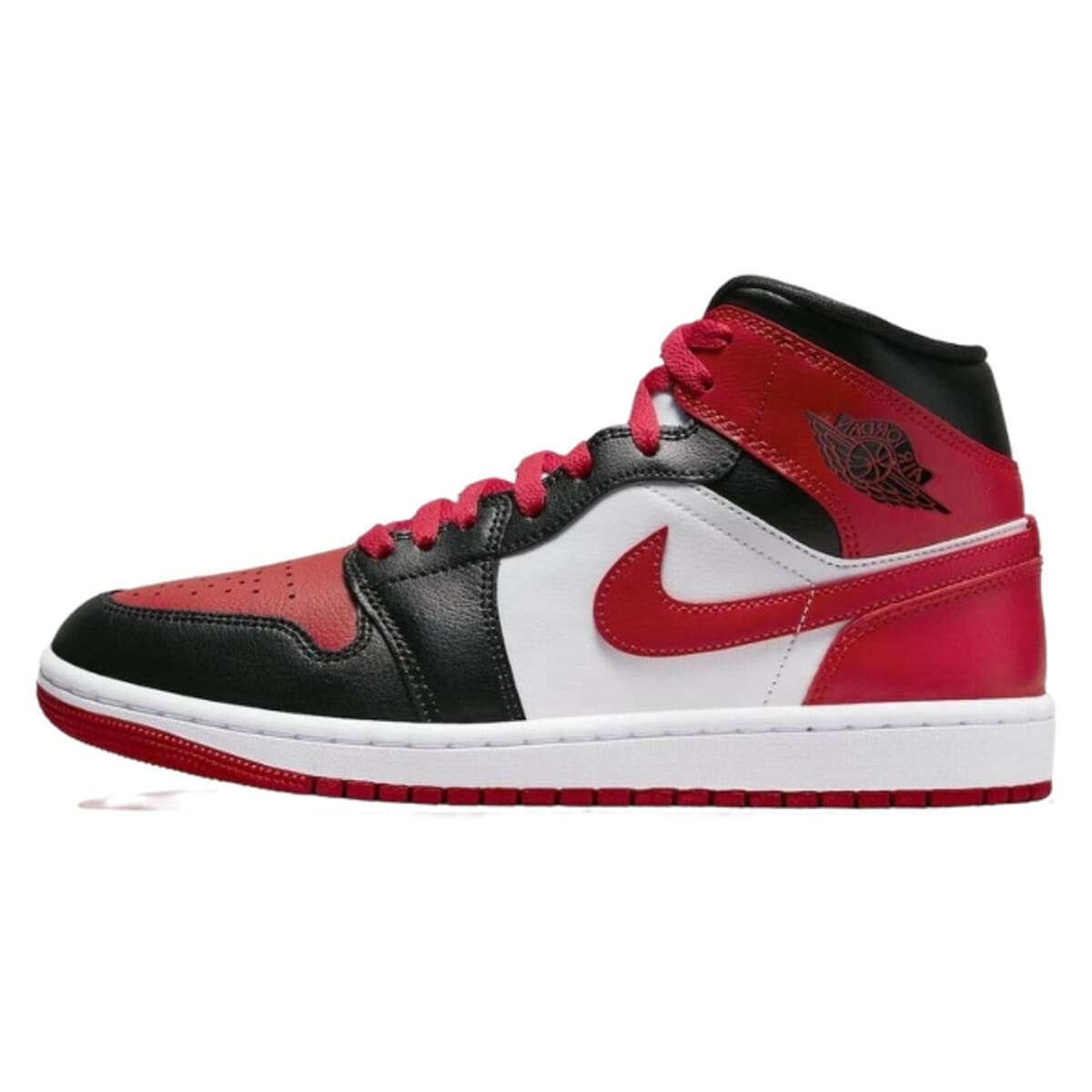 Ψηλά Sneakers Nike 1 Mid White Bred Toe