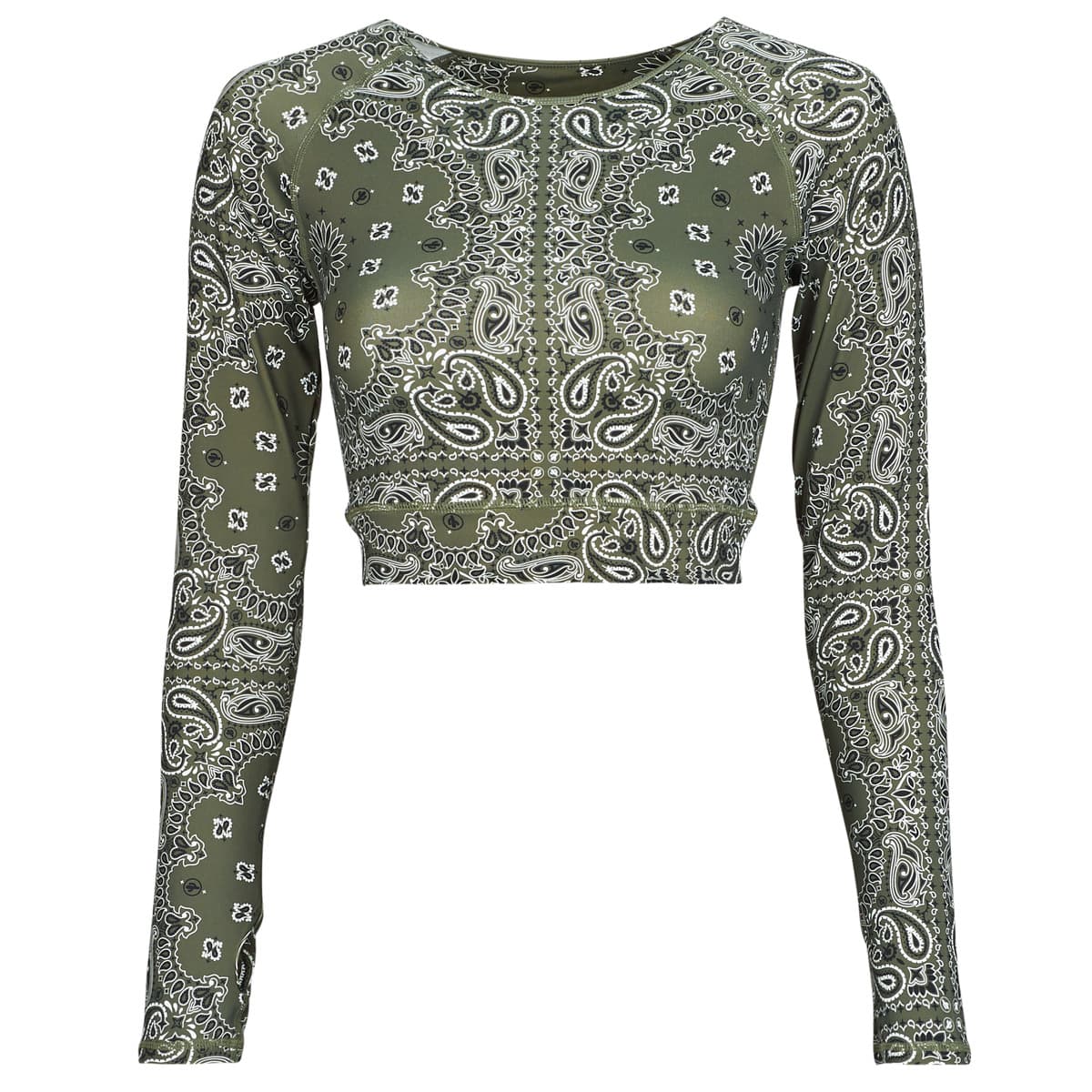 Μπλουζάκια με μακριά μανίκια ARIZONA LOVE THE CROPPED TOP YOGA