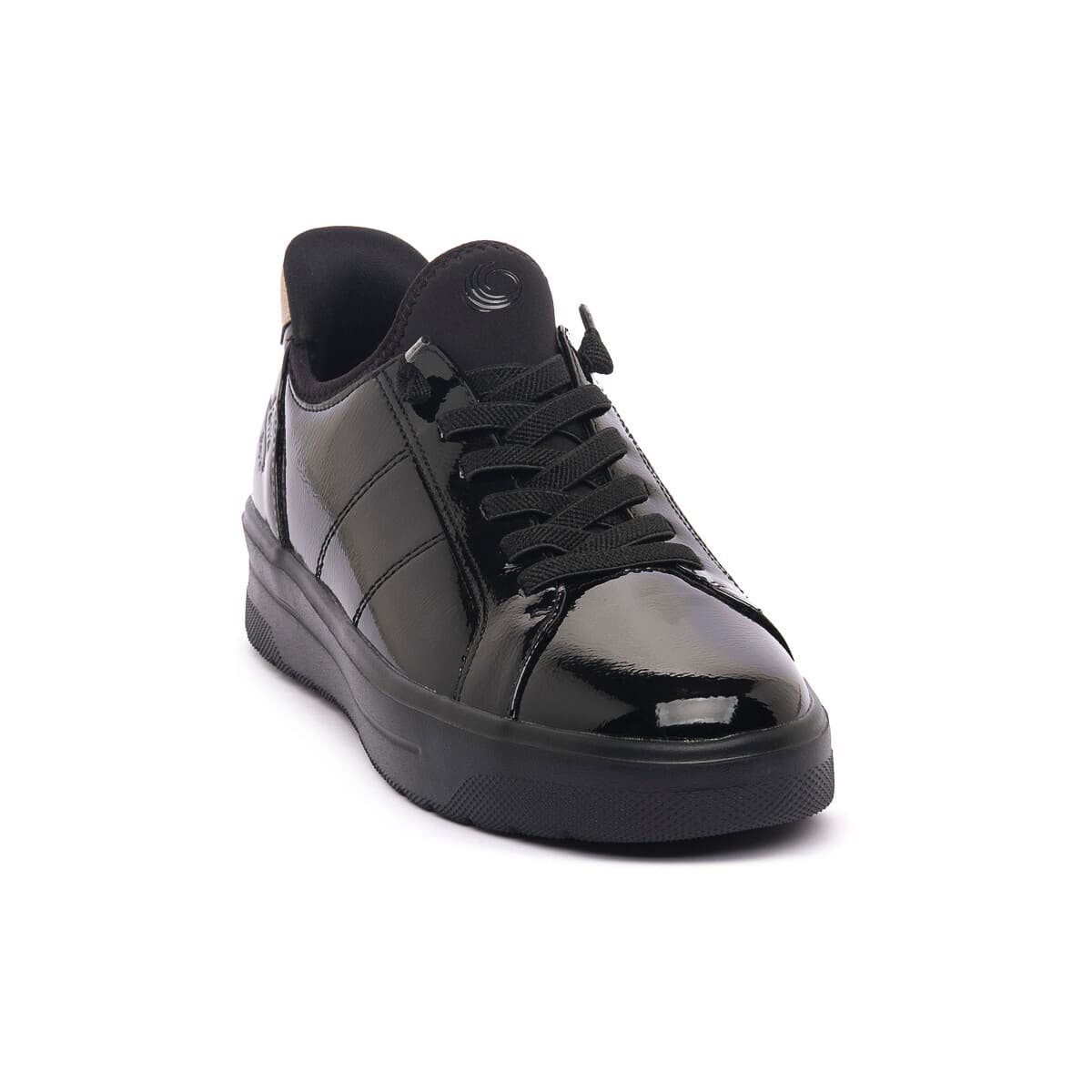 Sneakers Jana SOFTLINE BLK PATENT