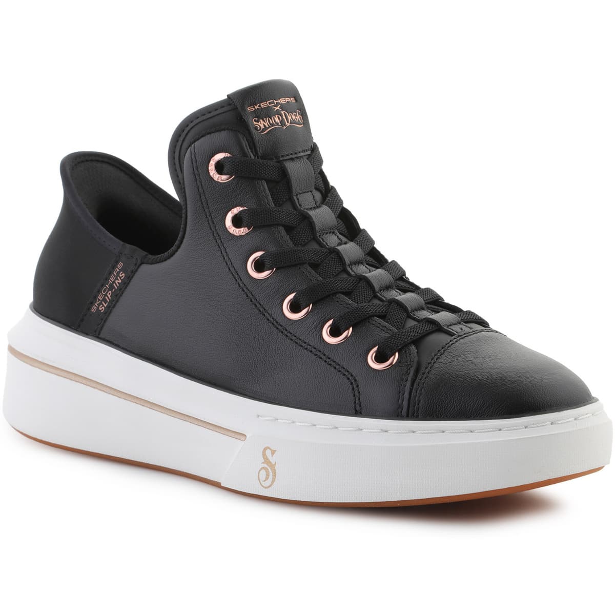 Xαμηλά Sneakers Skechers Slip-Ins: Snoop One - OG Leather 186001-BLK Black