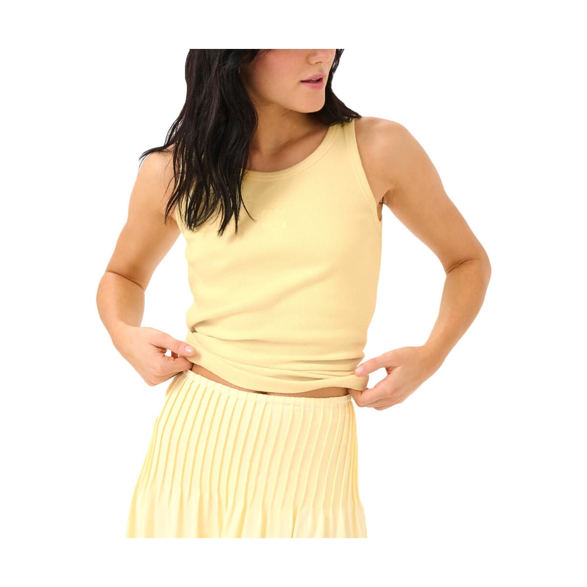 Μπλουζάκια με μακριά μανίκια My Essential Wardrobe MANDY RIB TANK TOP WOMEN