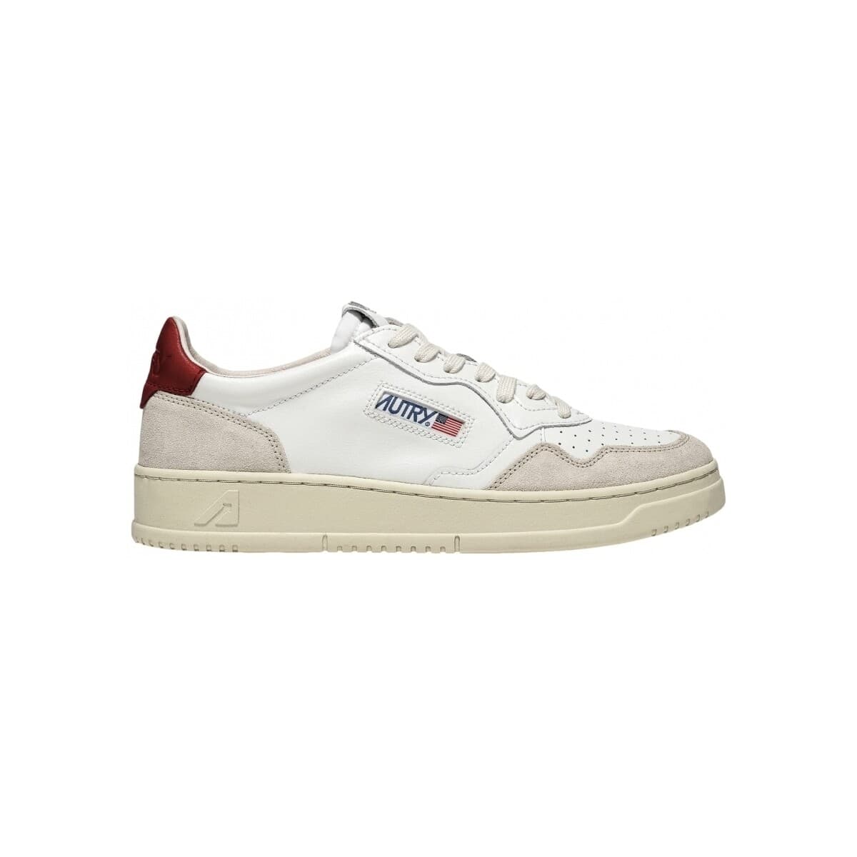 Sneakers Autry Medalist Low Suede W - White/Red